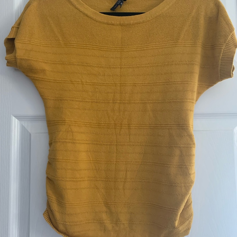 Mustard Sweater Top from The Limited - XS